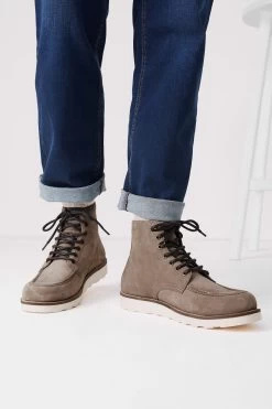 Next Leather Apron Mid Boots