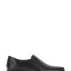 Jacamo Black Osbourne Leather Formal Slip On Extra Wide Fit Shoes -Fashion Men Shop C46720s