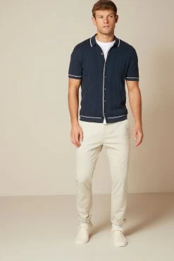 Next Button-Through Polo Shirt 11 Next Button-Through Polo Shirt -Fashion Men Shop C47 632s2