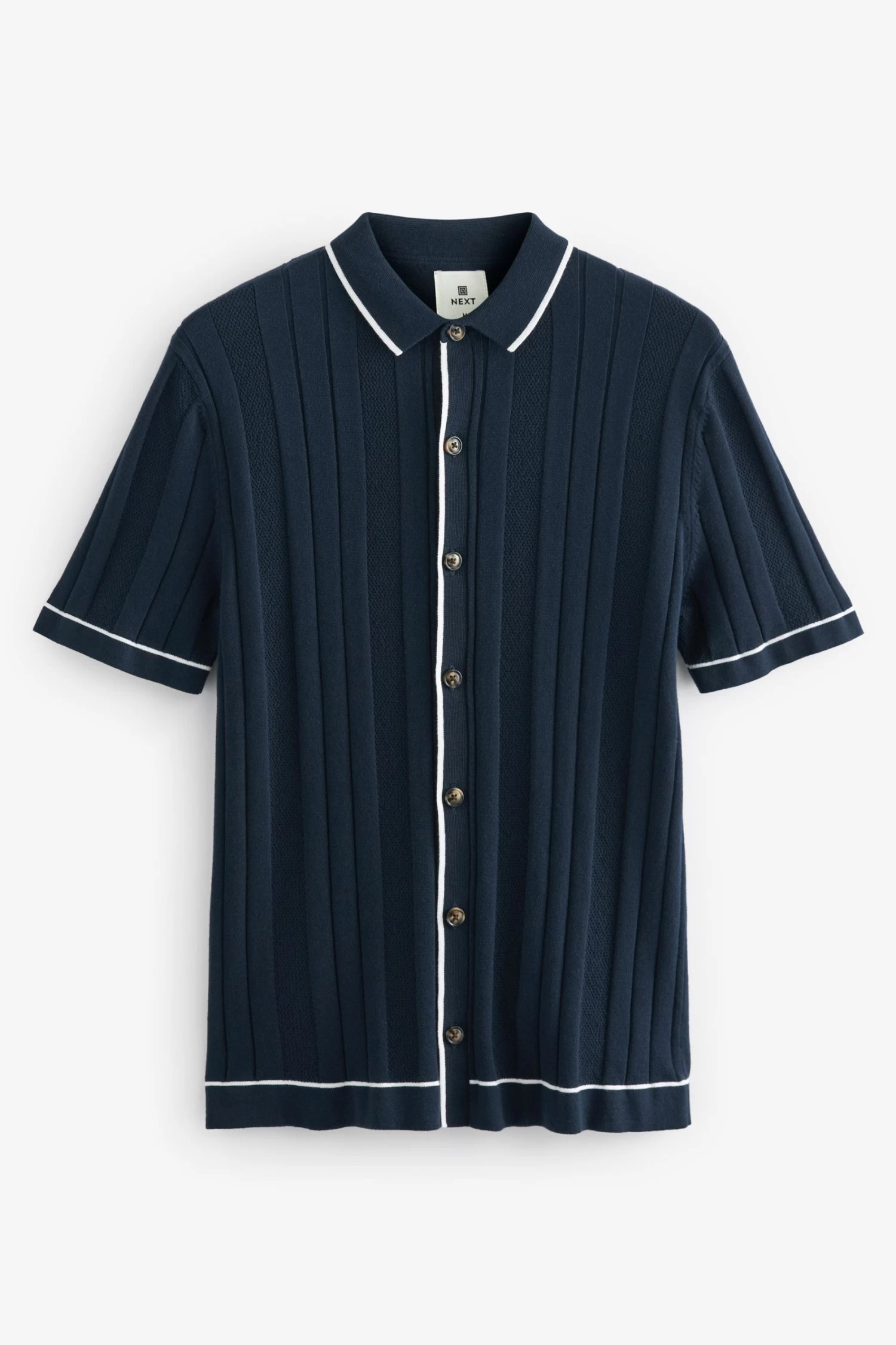 Next Button-Through Polo Shirt 8 Next Button-Through Polo Shirt - Image 6