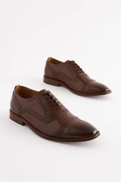 Next Oxford Square Toe Cap Brogues -Fashion Men Shop C48346s2