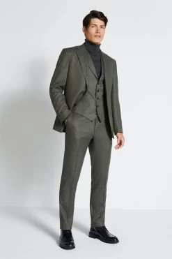 MOSS Barberis Green Suit: Jacket -Fashion Men Shop C49 739s4