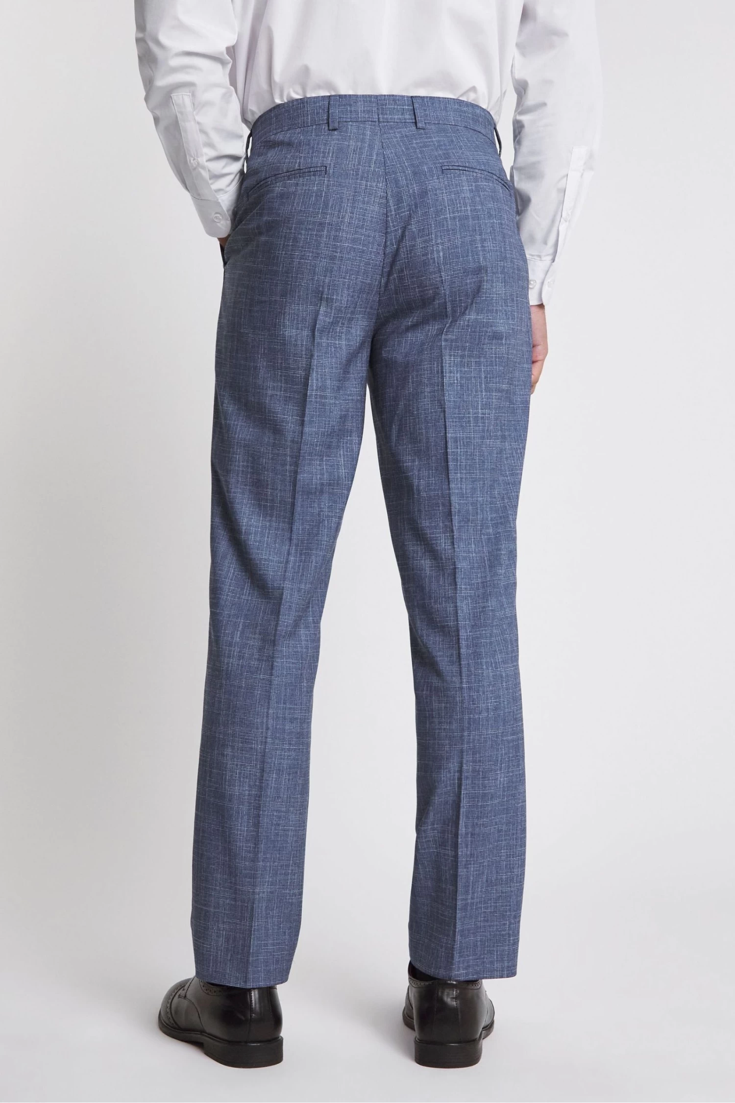 Jacamo Blue Texture Suit: Trousers 3 Jacamo Blue Texture Suit: Trousers - Image 2