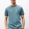 Fred Perry Twin Tipped Logo T-Shirt -Fashion Men Shop C55613s