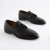Next Woven Embossed Tassel Loafers