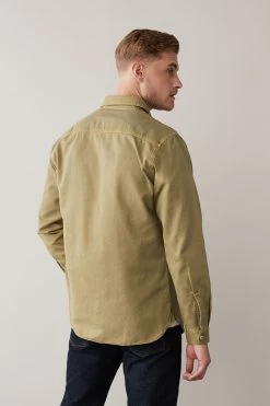 Aubin Normanby Twill Shirt -Fashion Men Shop C60377s3