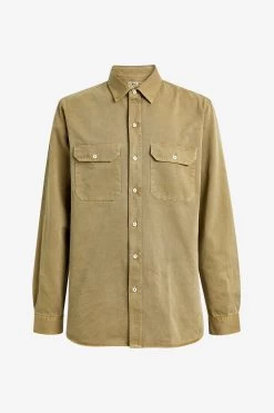 Aubin Normanby Twill Shirt -Fashion Men Shop C60377s6