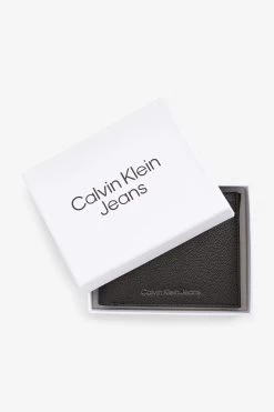 Calvin Klein Explorer Black Bifold Wallet -Fashion Men Shop C61791s3