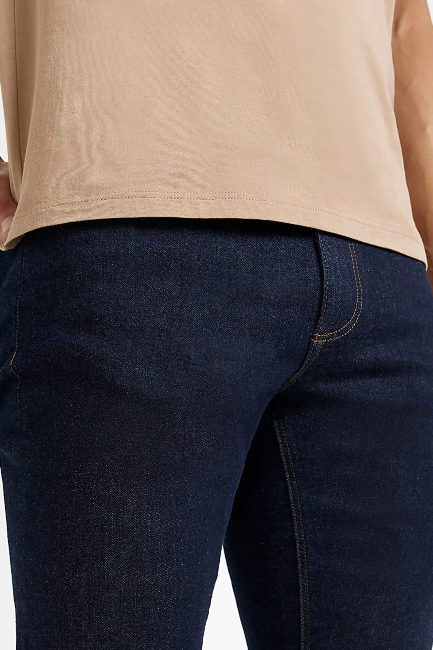 River Island Dark Blue Skinny Jeans 5 River Island Dark Blue Skinny Jeans - Image 3