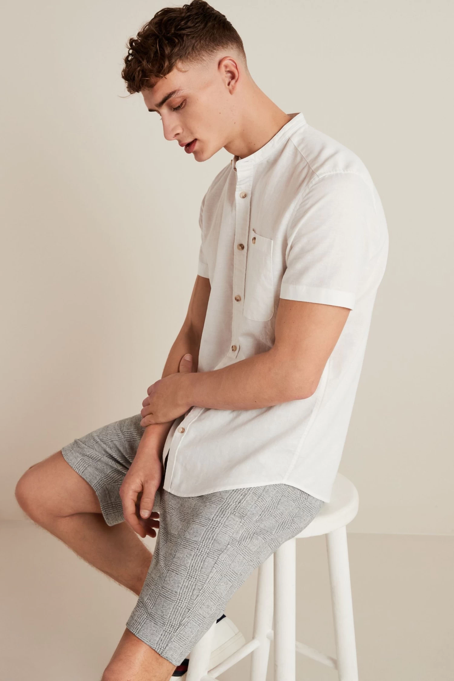 Next Check Jersey Shorts 4 Next Check Jersey Shorts - Image 2