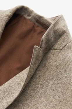 Next Natural Slim Fit Italian Wool Blend Undyed Suit: Jacket -Fashion Men Shop C70 523s7