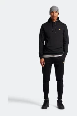 Lyle & Scott Black Fly Fleece Trackies