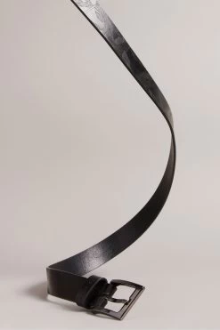 Ted Baker Whyatt Laser Etched Leather Black Belt -Fashion Men Shop C73186s2