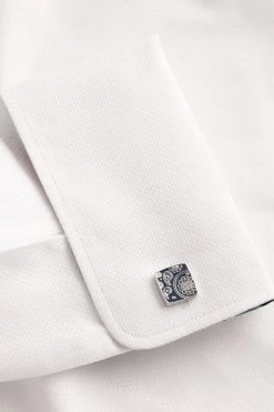 Navy Blue Paisley Simon Carter For Next Cufflinks -Fashion Men Shop C78088s3