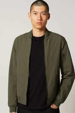 Next Textured Shower Resistant Bomber Jacket