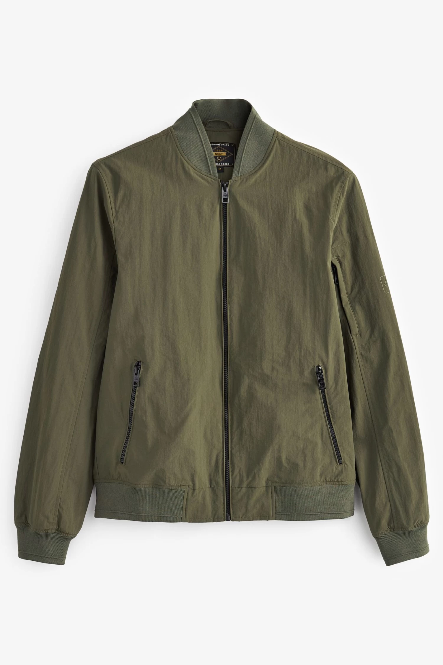 Next Textured Shower Resistant Bomber Jacket 6 Next Textured Shower Resistant Bomber Jacket - Image 4