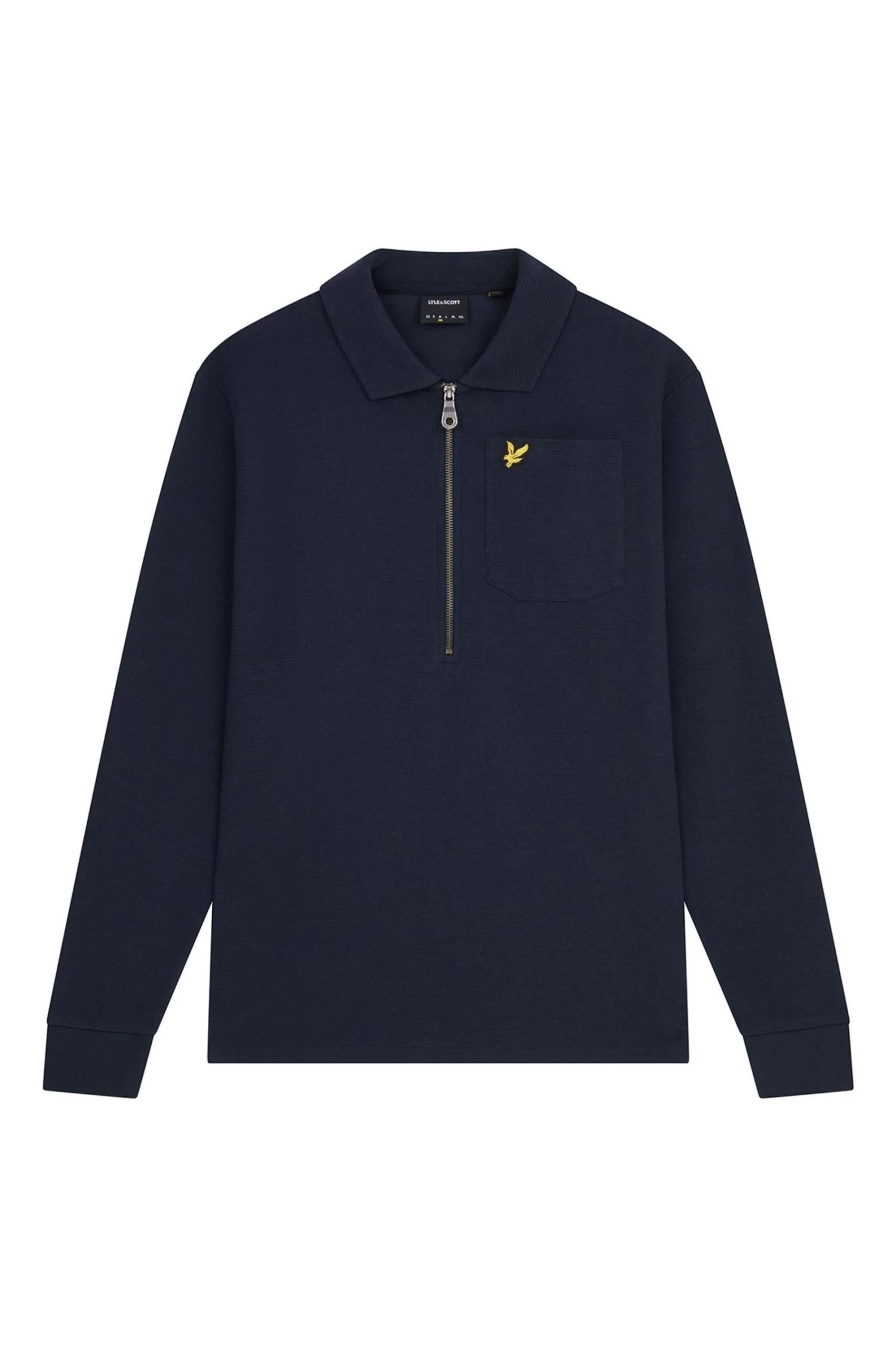 Lyle & Scott Crest Textured Half Zip Sweatshirt 3 Lyle & Scott Crest Textured Half Zip Sweatshirt