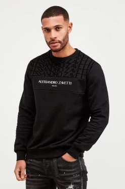Alessandro Zavetti Renotti Black Sweater