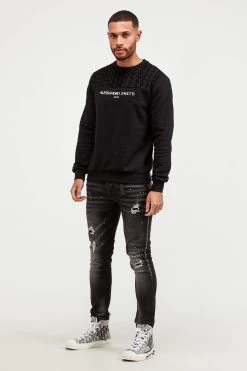 Alessandro Zavetti Renotti Black Sweater -Fashion Men Shop C84852s4