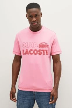 Lacoste Mens Pink Summer Pack T-Shirt