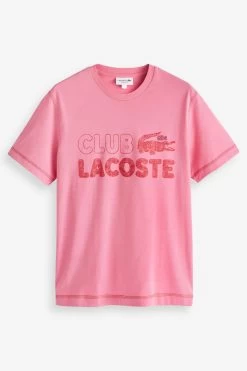 Lacoste Mens Pink Summer Pack T-Shirt -Fashion Men Shop C87465s4