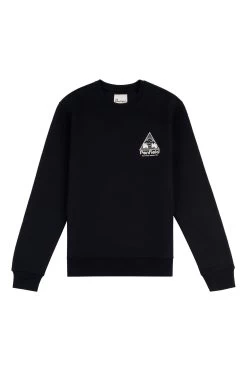 Penfield Black Triangle Mountain Back Graphic Crew Sweatshirt -Fashion Men Shop C88219s4