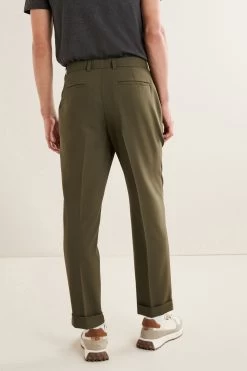 Next Wide Leg Plain Front Formal Trousers -Fashion Men Shop C91007s3