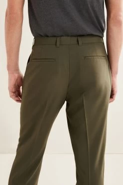 Next Wide Leg Plain Front Formal Trousers -Fashion Men Shop C91007s5