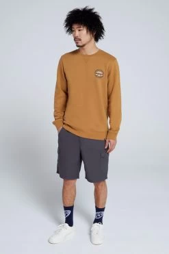 Animal Mens Yellow Shoreside Freeride Sweatshirt -Fashion Men Shop C91976s4