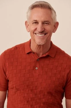 Next Knitted Checkerboard Polo Shirt