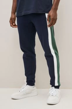 Lacoste Mens Blue Core Graphics Joggers