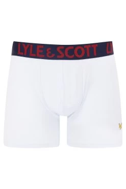 Lyle & Scott Red Christopher Premium Underwear Trunks 3 Pack -Fashion Men Shop C92680s4