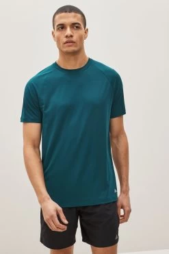 Next Short Sleeve Tee Active Gym & Training Textured T-Shirt -Fashion Men Shop C93 987s