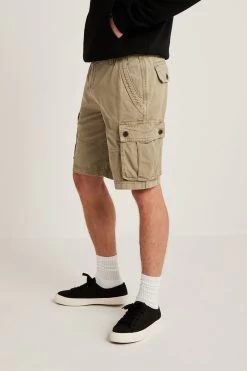 Next Washed Cotton Cargo Shorts