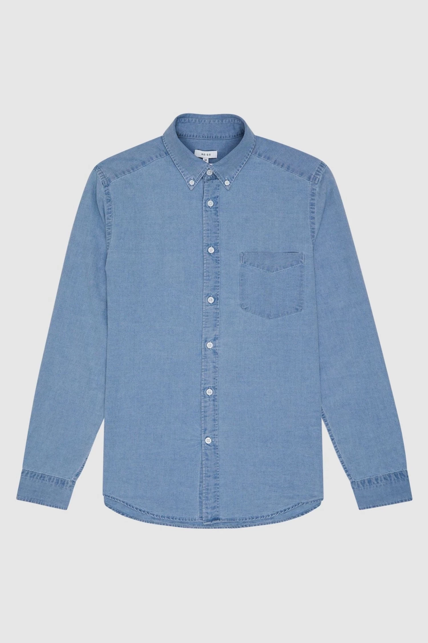 Reiss Sark Chambray Button-Down Shirt 4 Reiss Sark Chambray Button-Down Shirt - Image 2
