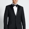MOSS Regular Fit Black Notch Lapel Suit: Jacket -Fashion Men Shop C99 489s
