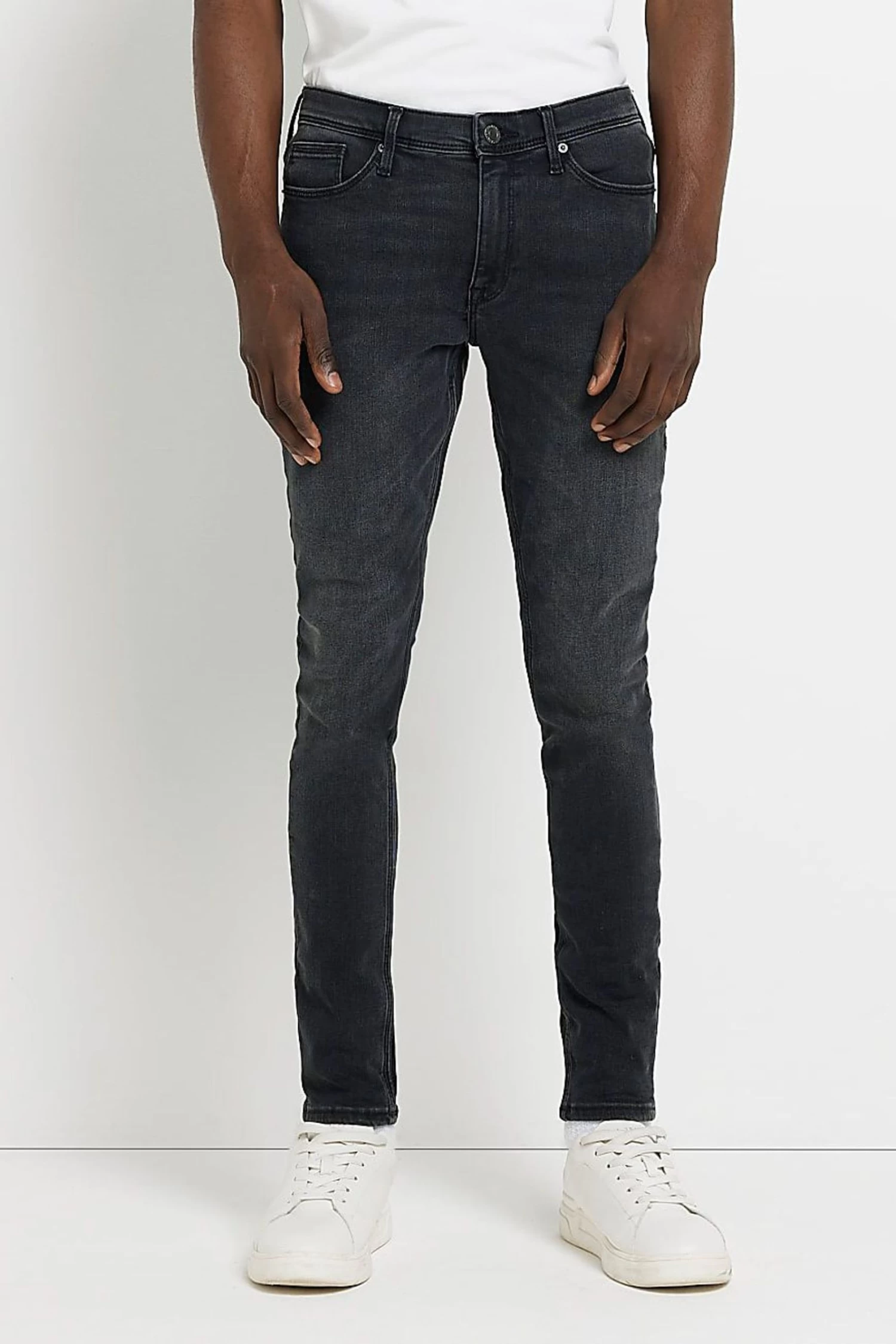 River Island Black Spray On Jeans 3 River Island Black Spray On Jeans