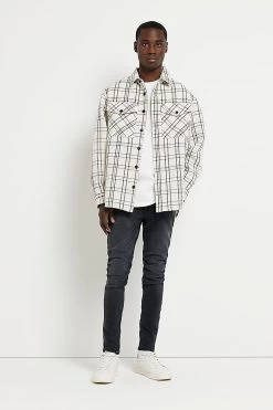 River Island Black Spray On Jeans 9 River Island Black Spray On Jeans -Fashion Men Shop D00904s3