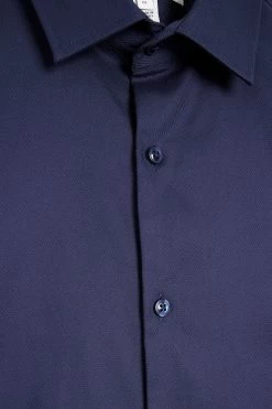 River Island Blue Egyptian Cotton Shirt -Fashion Men Shop D03386s5