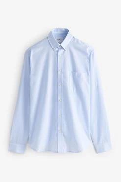Skopes Tailored Fit Blue Pinpoint Formal Shirt
