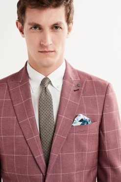 Next Slim Trimmed Check Blazer -Fashion Men Shop D04 197s4