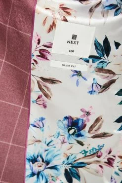 Next Slim Trimmed Check Blazer -Fashion Men Shop D04 197s8