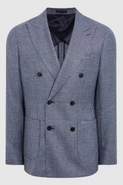 Reiss Monument Double Breasted Dogtooth Blazer -Fashion Men Shop D04 379s2