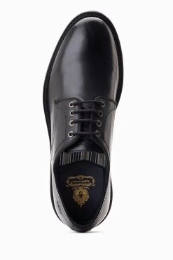 Base London Tatra Lace-Up Black Derby Shoes -Fashion Men Shop D06007s4
