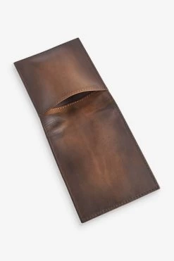 Next Tan Brown Signature Leather Bifold Wallet -Fashion Men Shop D06185s4