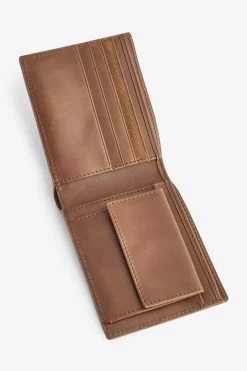 Next Tan Brown Textured Wallet -Fashion Men Shop D06188s3