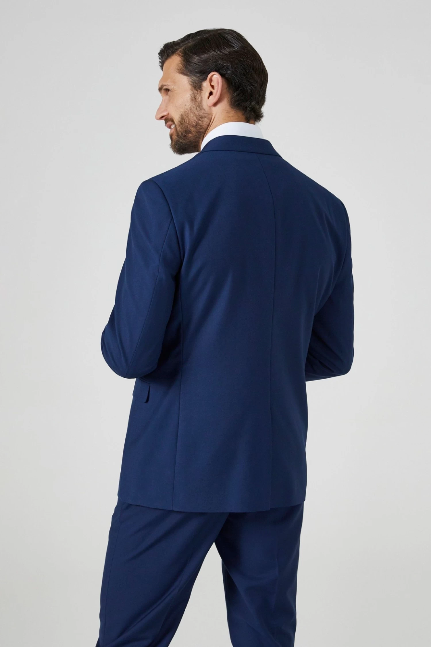 Skopes Kennedy Royal Blue Tailored Fit Suit Jacket 5 Skopes Kennedy Royal Blue Tailored Fit Suit Jacket - Image 3
