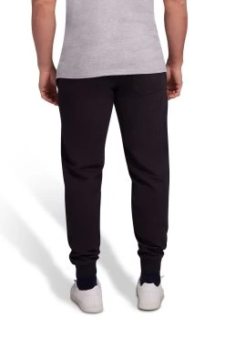 Raging Bull Cuffed Black Sweatpants -Fashion Men Shop D07378s2