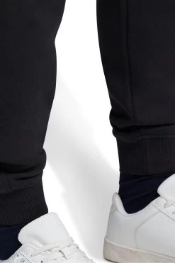 Raging Bull Cuffed Black Sweatpants -Fashion Men Shop D07378s5
