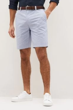 Next Belted Chino Shorts With Stretch